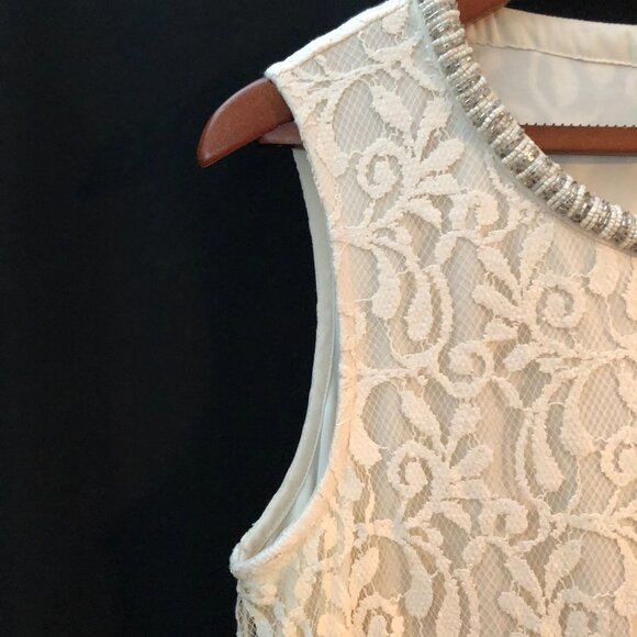 B. Young Beautiful Beaded Sleeveless Dress: Size M - Picture 5 of 16